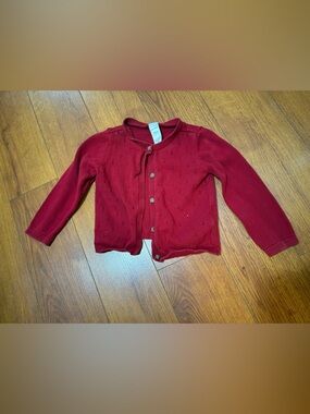🌺10/$20 Red Knit Baby Cardigan
